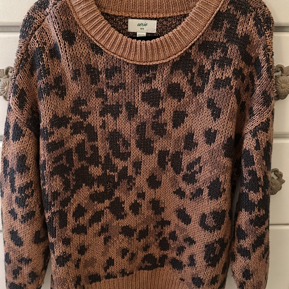 aerie Sweaters - Aerie Sweater - Brown and Black
